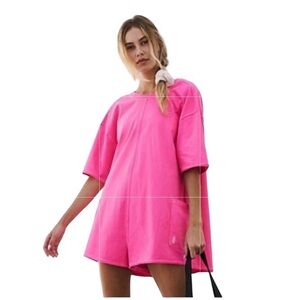 Free People Pink Romper